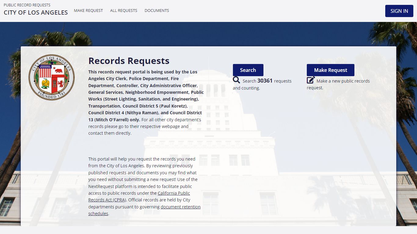 Records RequestsNextRequest - Modern FOIA & Public Records Request Software